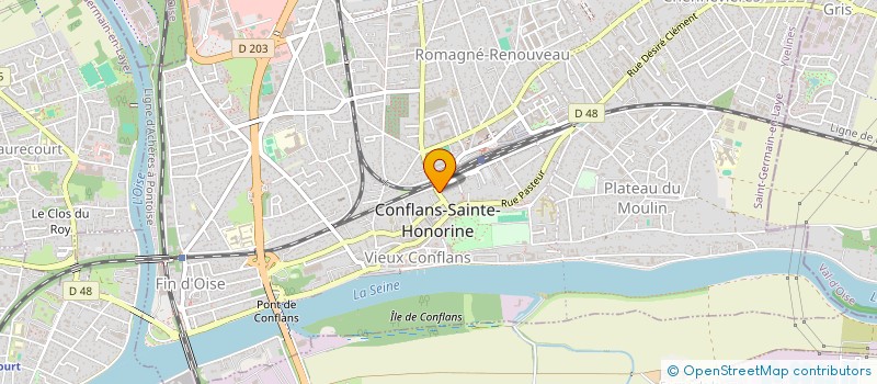 localisation de l'entreprise L'AELIER78  CONFLANS-SAINTE-HONORINE