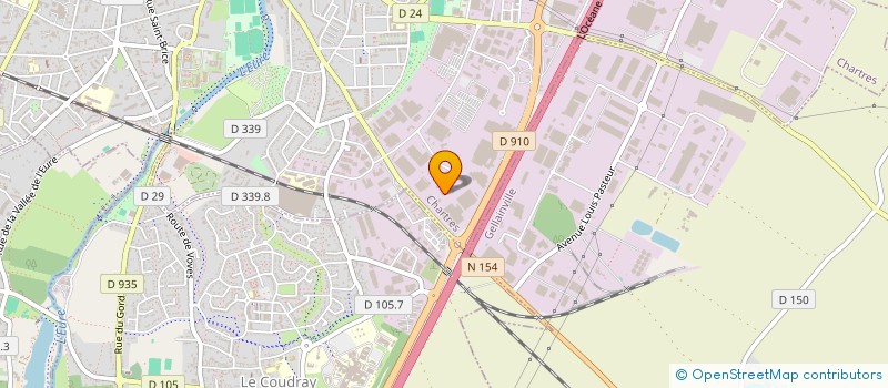 localisation de l'entreprise L'AERO à CHARTRES