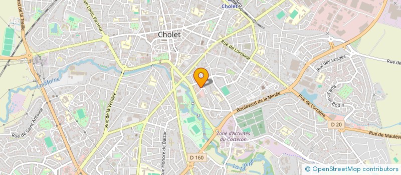 localisation de l'entreprise L'AEROMODELE CLUB DU CHOLETAIS à CHOLET
