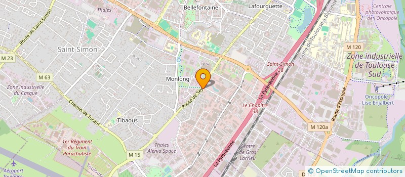 localisation de l'entreprise L'AEROPLANE à TOULOUSE