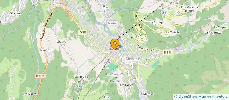localisation de l'entreprise L'AETY à MORZINE