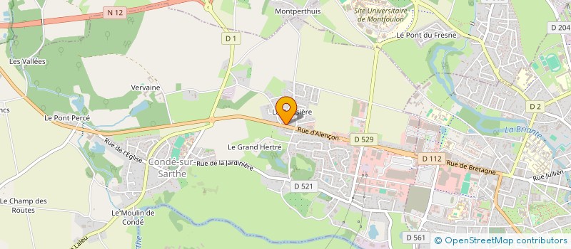 localisation de l'entreprise L'AEYLOHA à CONDE-SUR-SARTHE
