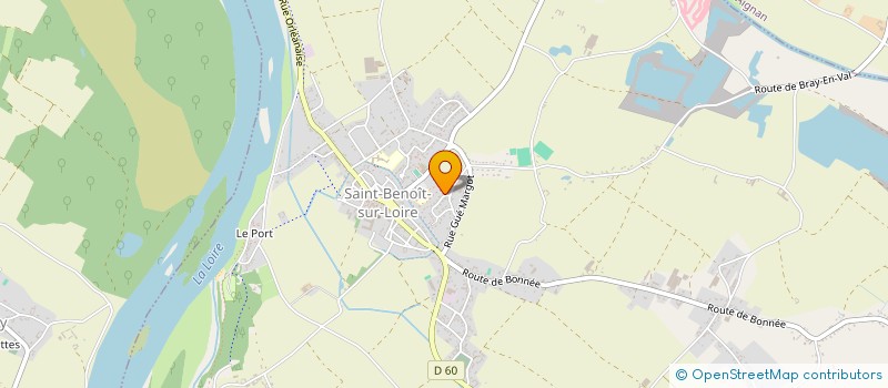 localisation de l'entreprise L'AFES BENEDICTINE à SAINT-BENOIT-SUR-LOIRE