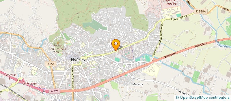 localisation de l'entreprise L'AFFAIRE DU MEUBLE à HYERES