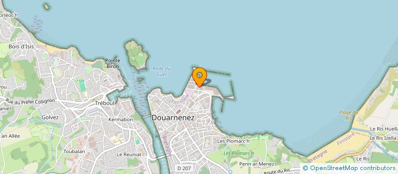 localisation de l'entreprise L'AFFAIRE FORAINE  DOUARNENEZ