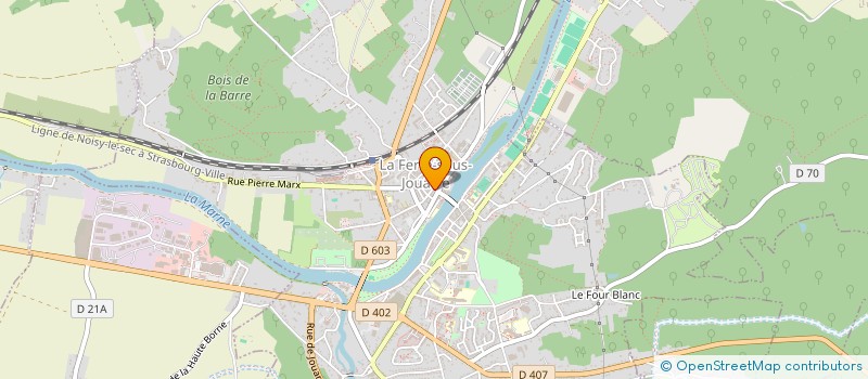 localisation de l'entreprise L'AFFAIRE THE  LA FERTE-SOUS-JOUARRE