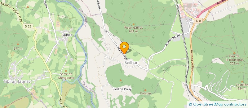 localisation de l'entreprise L'AFFENAGE DE SAINT PE D'ARDET  SAINT PE D'ARDET