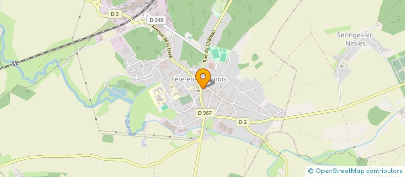 localisation de l'entreprise L'AFFERE  FERE-EN-TARDENOIS