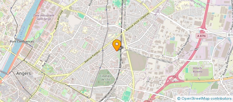localisation de l'entreprise L'AFFICHE PRODUCTIONS à ANGERS