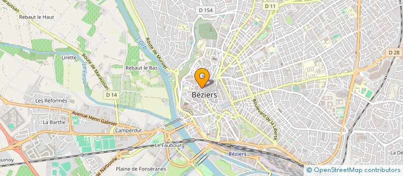 localisation de l'entreprise L'AFFINEUR à BEZIERS