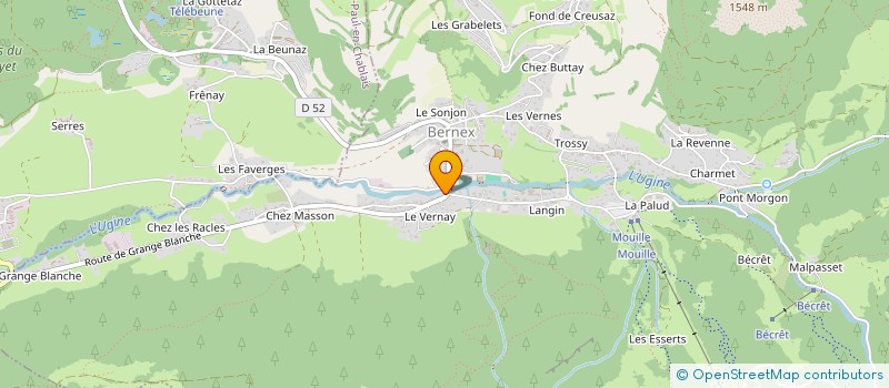 localisation de l'entreprise L'AFFINEUR SAVOYARD à BERNEX