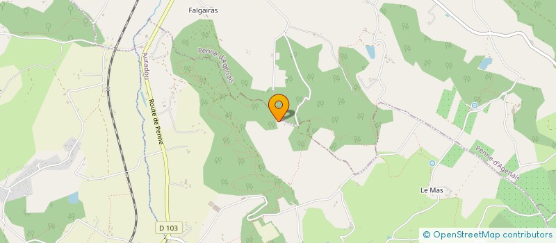 localisation de l'entreprise L'AFFINITE DES SOLS  AURADOU