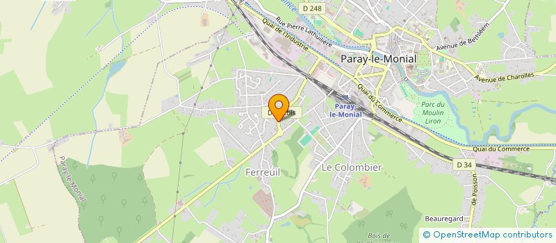 localisation de l'entreprise L'AFFLEUR DE PEAU à PARAY-LE-MONIAL