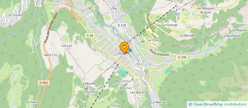 localisation de l'entreprise L'AFFLUENT à MORZINE