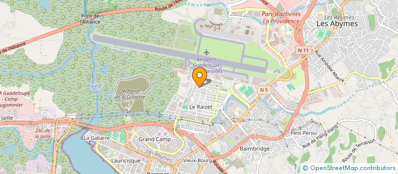 localisation de l'entreprise L'AFFUT 19.88 à LES ABYMES