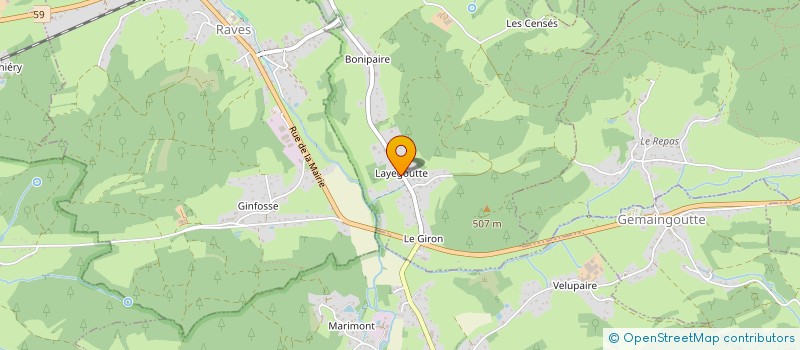 localisation de l'entreprise L'AFFUTAGE  BERTRIMOUTIER