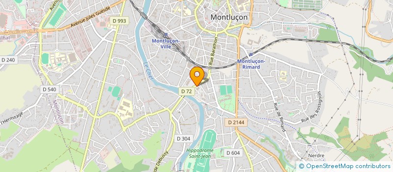 localisation de l'entreprise L'AFRICA à MONTLUCON