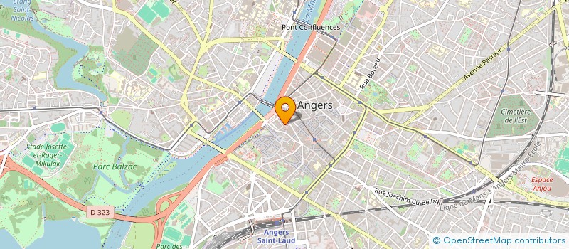 localisation de l'entreprise L'AFRICAINE à ANGERS
