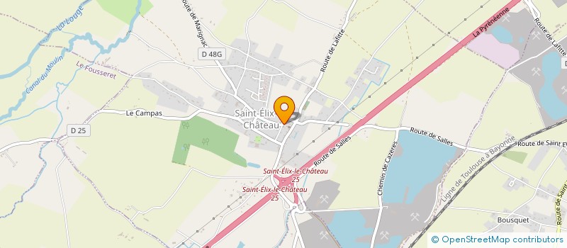 localisation de l'entreprise L'AFTER  SAINT-ELIX-LE-CHATEAU