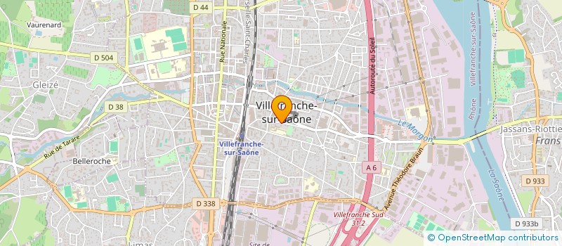localisation de l'entreprise L'AFTER COFFEE à VILLEFRANCHE-SUR-SAONE