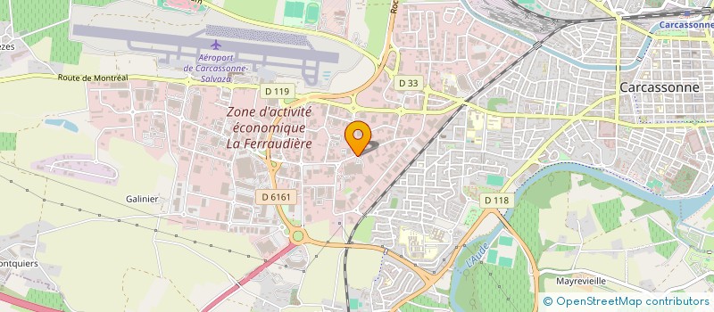 localisation de l'entreprise L'AFTER-WORK à CARCASSONNE