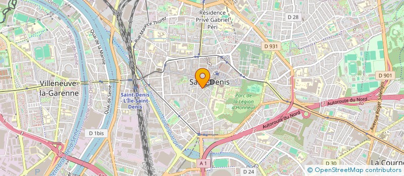 localisation de l'entreprise L'AFTER WORKS à SAINT-DENIS