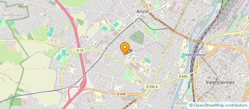 localisation de l'entreprise L'AFTERWORK CAFE à VALENCIENNES