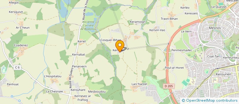 localisation de l'entreprise L AGACHON TRANQUILLE à BREST
