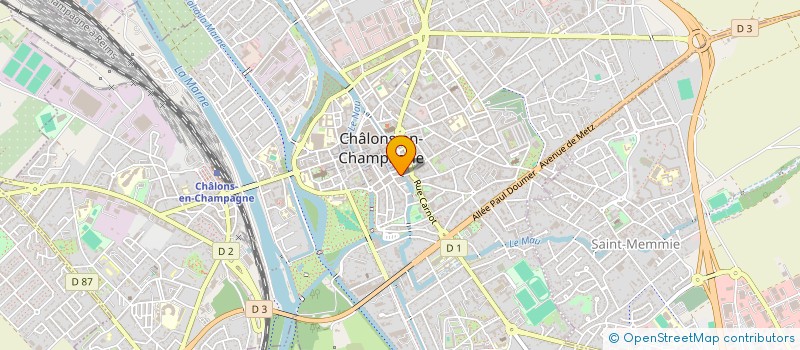 localisation de l'entreprise L'AGAIN  CHALONS-EN-CHAMPAGNE