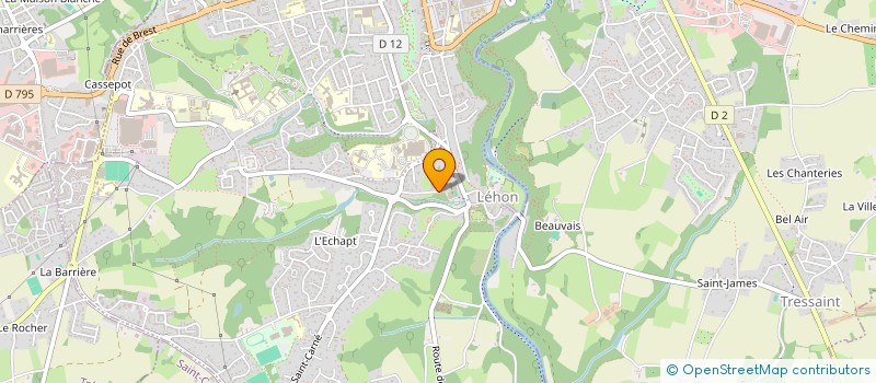 localisation de l'entreprise L'AGAPA  DINAN