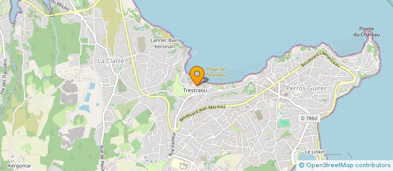 localisation de l'entreprise L'AGAPANTHE  PERROS-GUIREC