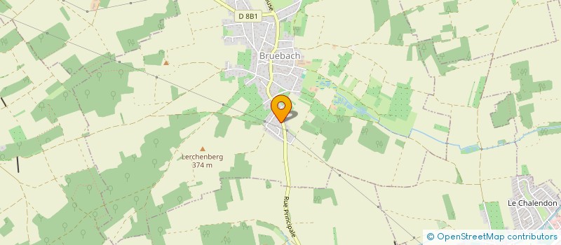 localisation de l'entreprise L'AGAPANTHE  STEINBRUNN-LE-HAUT