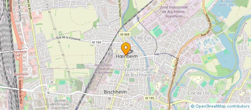 localisation de l'entreprise L'AGAPANTHE  HNHEIM