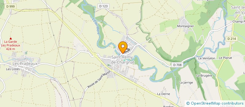 localisation de l'entreprise L'AGAPANTHE  SAINT-REMY-DE-CHARGNAT