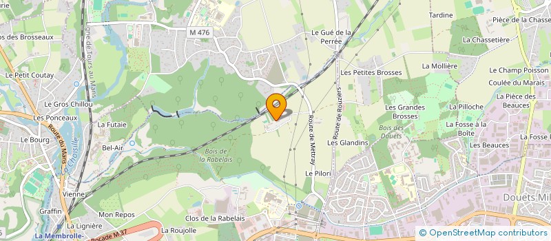 localisation de l'entreprise L'AGATE  SAINT-CYR-SUR-LOIRE