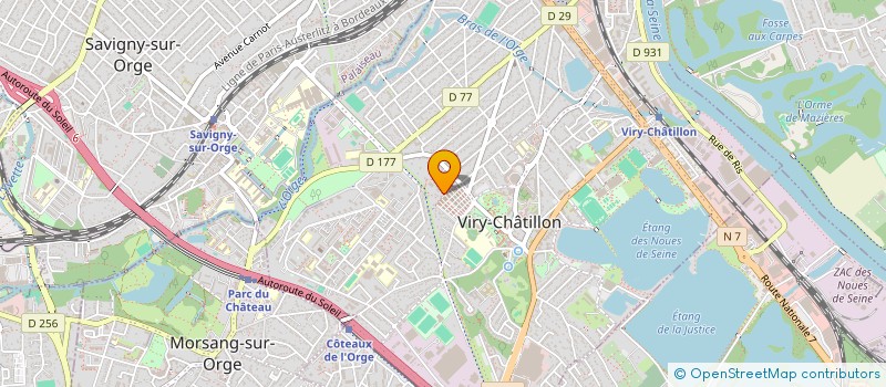 localisation de l'entreprise L'AGBO à VIRY-CHATILLON