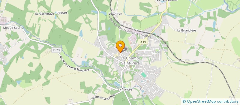 localisation de l'entreprise L'AGE D'OR  LE CHAMP-SAINT-PERE