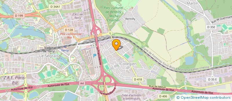 localisation de l'entreprise L'AGE D'OR DES COLLEGIENS  COLLEGIEN