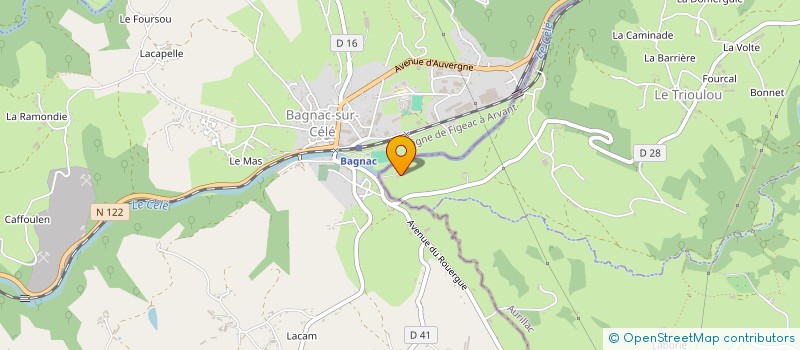 localisation de l'entreprise L'AGE DE CHRISTAL à LE TRIOULOU