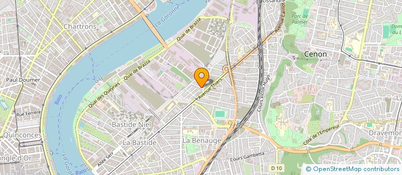 localisation de l'entreprise L'AGE DE PIERRE à BORDEAUX