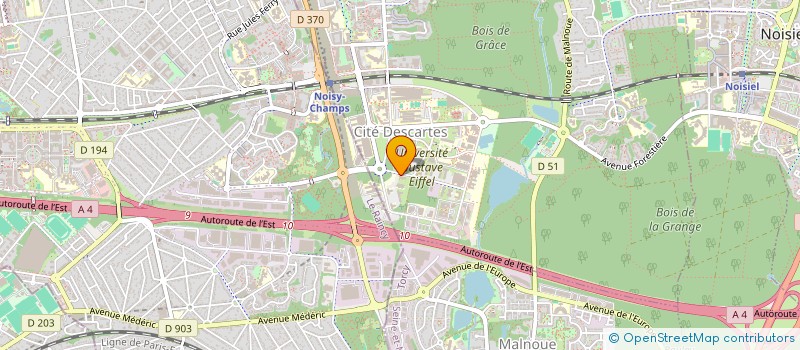 localisation de l'entreprise L'AGE DU FAIRE à CHAMPS-SUR-MARNE