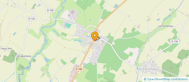 localisation de l'entreprise L'AGE HEUREUX  MONTILLIERS