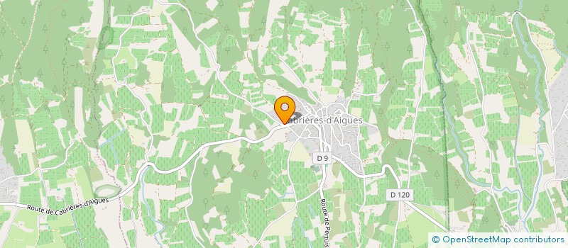 localisation de l'entreprise L'AGENCE 007  CABRIERES-D'AIGUES