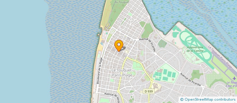 localisation de l'entreprise L'AGENCE  LE TOUQUET-PARIS-PLAGE