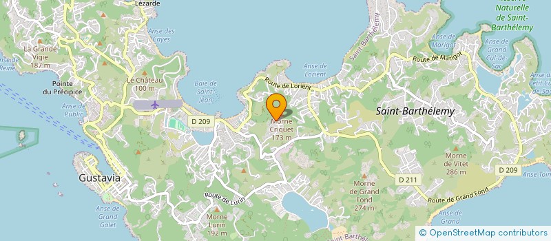 localisation de l'entreprise L'AGENCE à SAINT BARTHELEMY