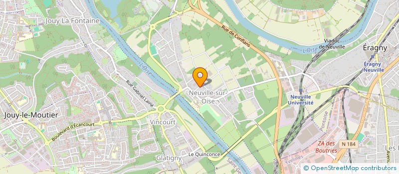 localisation de l'entreprise L'AGENCE 46  SAINT-OUEN-L'AUMONE