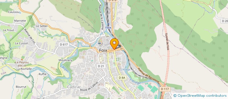 localisation de l'entreprise L'AGENCE à FOIX