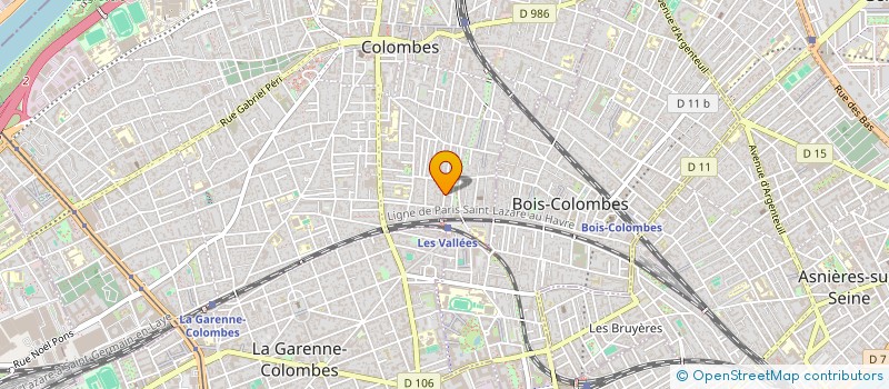 localisation de l'entreprise L'AGENCE à COLOMBES