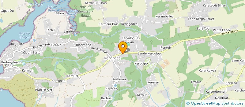 localisation de l'entreprise L'AGENCE  MOELAN-SUR-MER