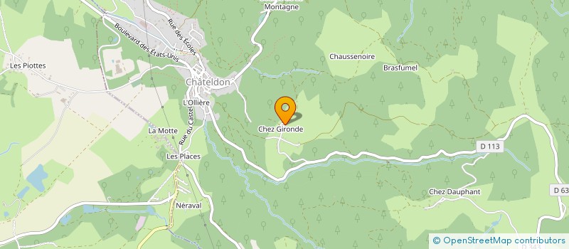 localisation de l'entreprise L'AGENCE  CHATELDON